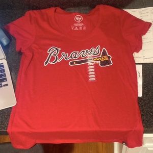 Atlanta Braves Women's T-Shirt - Small - NWT